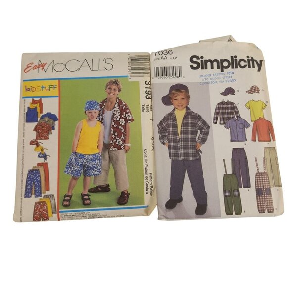 Vintage Lot Of 7 McCall’s & Simplicity Sewing Patterns Toddlers & Accessories Ha - Picture 7 of 7